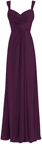 MittyDresses Fashion Women's Sweetheart Chiffon Long Bridesmaid Dresses Size 10 US Vintage Violet