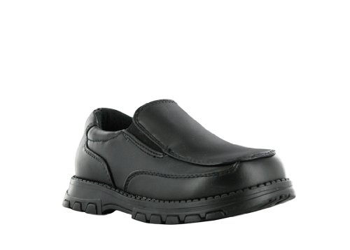 Trendz Boy's Slip-On Dress Shoe (Toddler) Black/Black