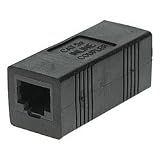 CAT5e Unshielded Inline Coupler, Black