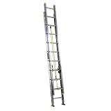 Buy Louisville Ladder AE3220 Aluminum Extension Ladder 250-Pound Capacity, 20-Foot by Louisville Ladder