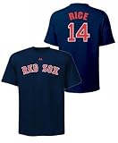 Boston Red Sox Jim Rice Navy Jersey T-ShirtSmall