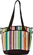 Fleurville Sling Tote - Cocoa Stripe