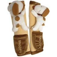 Peanuts Snoopy Plush - Snoopy Car Seat Belt Covers Set - 2pcs SEt