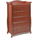 Storkcraft Baby Aspen 5 Drawer Chest Finish: Cognac