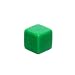 16mm Square-edged Opaque Blank Green 6-sided Dice
