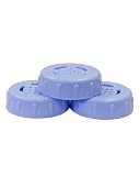 Playtex Baby VentAire Wide (NaturalShape) Bottle Replacement Bottom Vent Caps: 3-Pack Light Blue