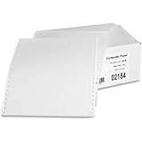 Sparco Feed Paper, Continuous, Plain, 1-Part, 9.5 x 11 Inches, with perforations  1000/Count, WE