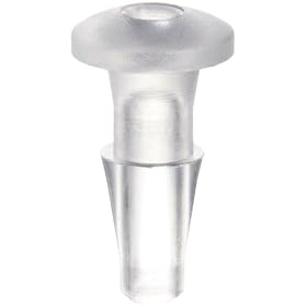 Value Plastics PIP10-6  Press-In Plug with Classic Series Barb, 1/16" (1.6 mm) ID Tubing, Natural Polypropylene, (25-Pack)