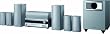 Onkyo HT-S5200 7.1-Channel Home Entertainment Receiver/Speaker Package (with Dock for the iPod&reg;) Silver