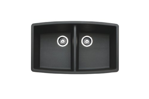Blanco 440069 Performa Silgranit II Double Bowl Sink, Anthracite
