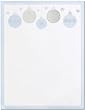 Blue & Silver Bulbs Foil Letterhead