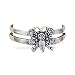 Butterfly Crystals Toe Ring