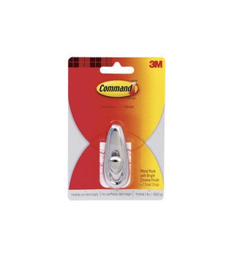 3M #FC11 BC SM Chrome Metal Hook