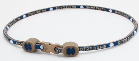 Notre Dame Titanium Core Sport Necklace (ND) - 21 Inch