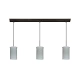 Besa Lighting 3BV-4404KR-BR 3 Light Stilo Bar Island Light