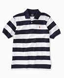 Polo Ralph Lauren Boys Short Sleeve Stripe Mesh Polo