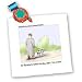Londons Times Funny Medicine Cartoons - Dr. Rorschach Takes Dog -Spot- For A Walk - Quilt Squares
