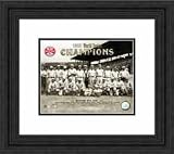 Framed 1918 World Series Boston Red Sox Photograph