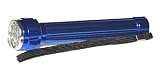 Keystone 12B 12-LED Bright Aluminum Flashlight with Batteries, Blue