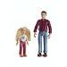 Dad and Sister Loving Family Doll Play Set