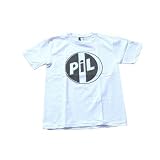 Public Image Ltd PIL パブリックイメージリミテッド ロゴプリント ロックＴシャツ バンドTシャツ ホワイト