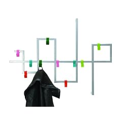 PT PT0935 Garderobe Hooked mit farbigen Haken, wei�