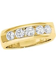 Jewelplus 1 ct tw Diamond Band 14K Yellow Band