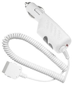 Car Charger for Apple iPod/ iPod nano, iPod mini, iPod video, iPod U2, iPod Photo 1st Gen (NOT for iPhone 3G)