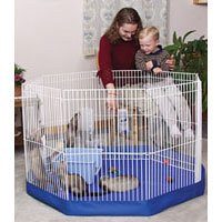 Marshall FC-261 Small-Animal Play Pen Mat/Cover, 8 Panels