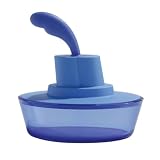 A di Alessi Ship Shape Butter Dish, Blue