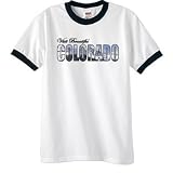 Visit Beautiful Colorado Ringer T-Shirt