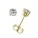 31BzEHkg6KL. AA75  10k Gold, Round, Diamond Stud Earrings (1/4 cttw, J K Color, I2 I3 Clarity)