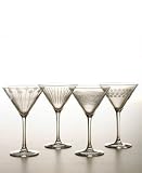 Mikasa Cheers Too 10-Ounce Martini Glass, Set of 4