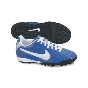 NIKE - JR TIEMPO RIO TF - Taille 37/38 - 509037 419 - Chaussures Football Garçon Bleues et Blanches