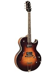 Musical Instruments: The Loar LH-280-CSN Archtop Cutaway Electric Guitar - Sunburst - The Music Link (AXL)