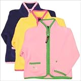 Girls Polar Fleece Full Zip w/ Trim Jacket