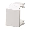 Leviton R04-41084-00W QuickPort Blank Insert, White, 6-Pack