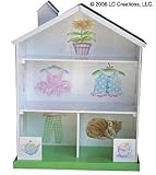 Tea Party House Bookcase by LC Creations LLC