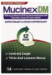 Mucinex Dm Expectorant &amp; Cough Suppressant, Cough &amp; Chest Congestion, Maximum Strength, Extended-Release Bi-Layer Tablets, 14 Ct. (Pack of 3)