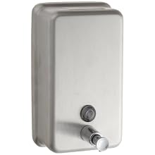 Impact Products 4040 40 oz Stainless Steel Color Metal Vertical Liquid Soap Dispenser