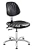 Deluxe Polyurethane Chair w/tilt, 15-20" Seat Height