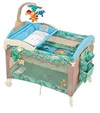Simplicity Fisher-Price Portable Playard with Electronic Mobile, Bassinet and Changer in Rainforest