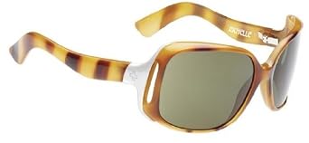 Click here to buy Spy Richelle Milky Tortoise Frame Grey Green Lens Sunglasses by SPY.