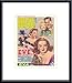 All About Eve by unknown 17.00X11.00 Framed with Black Metal Frame