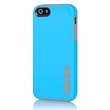 Incipio Dual PRO for iPhone 5 - Retail Packaging - Cyan Blue / Haze Gray