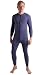 This full body thermal suit provides complete warmth and incorporates a two-way front zip for convenience. This item is equipped with rear zipped flap for convenience and it sits high on hips for extra comfort while sitting. This is a favourite among outdoor workers and is ideal for outdoor sporting activities such as skiing, biking and hiking.