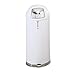 Rubbermaid Commercial Products FGR1536STEGLWH Step-On Refuse Container (Round Top, 15-Gallon, White)