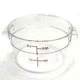 Round Storage Container 2 Quart Clear