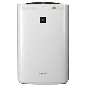 SHARP KIREION 加湿空気清浄機 高濃度7000プラズマクラスター技術 加湿13畳/空清21畳 ホワイト系 KC-Y45-W