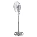 Honeywell HS-1040RE Oszillierender Standventilator in chrom mit 8 Std.-Timer m. Fernb.